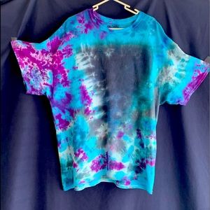 Black as your soul tie dye T-shirt extra large